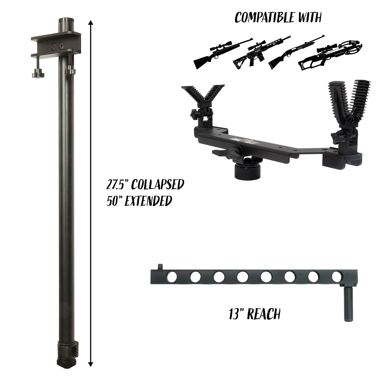 Pillar Single Arm Shooting Rest (KIT)