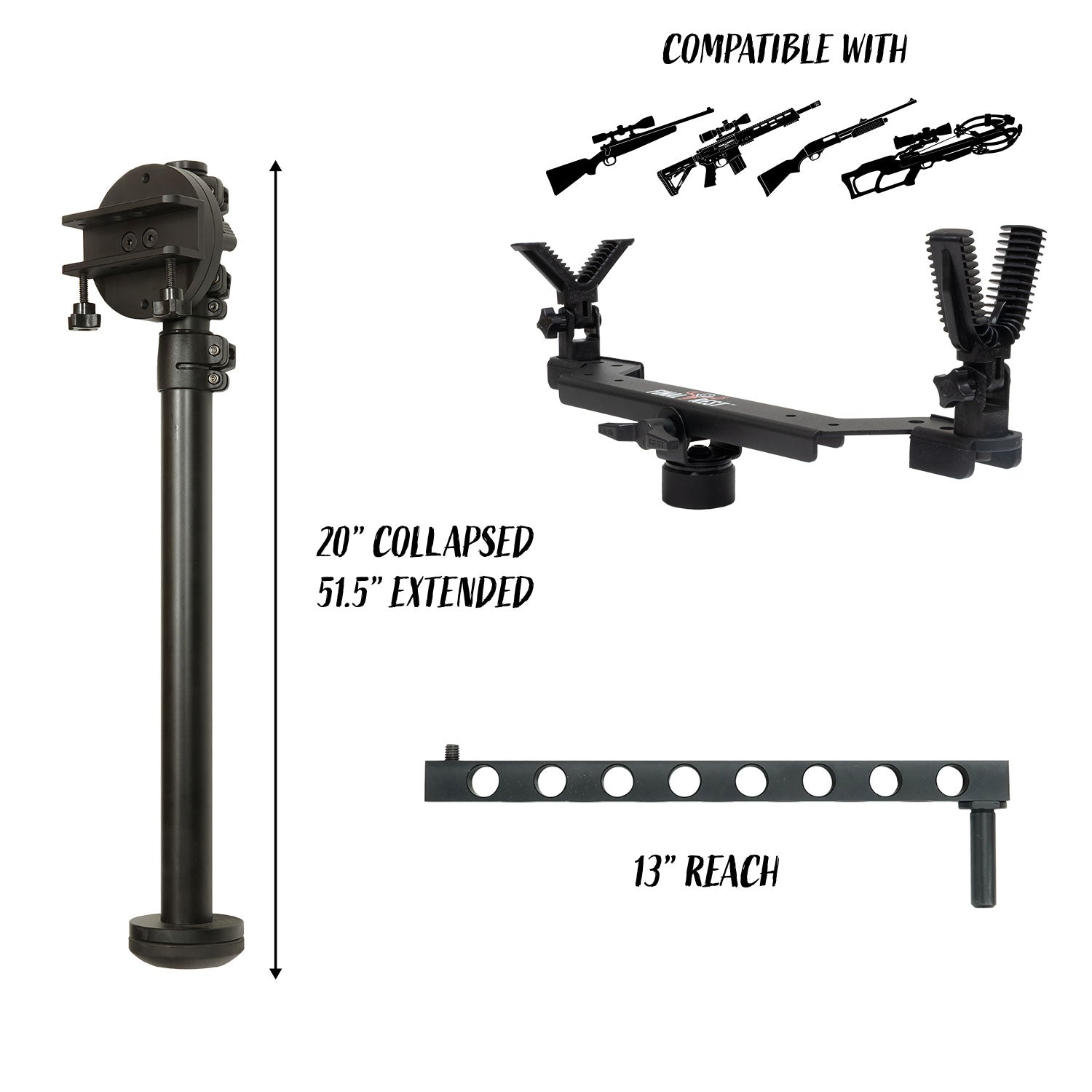 Pillar Single Arm Shooting Rest (KIT)
